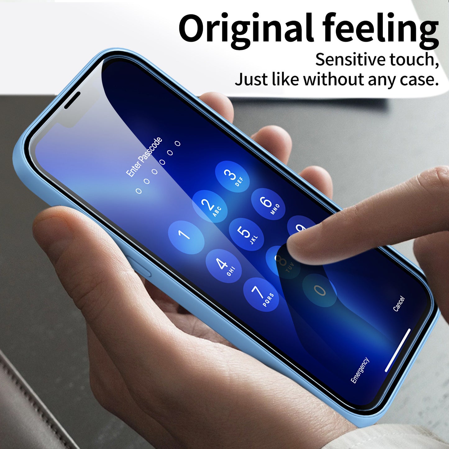 Anti Spy Privacy Glass Solid iPhone Case